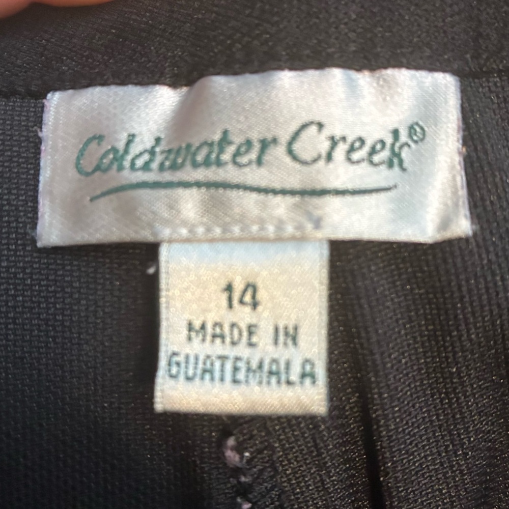 Coldwater Creek Classic Black pants